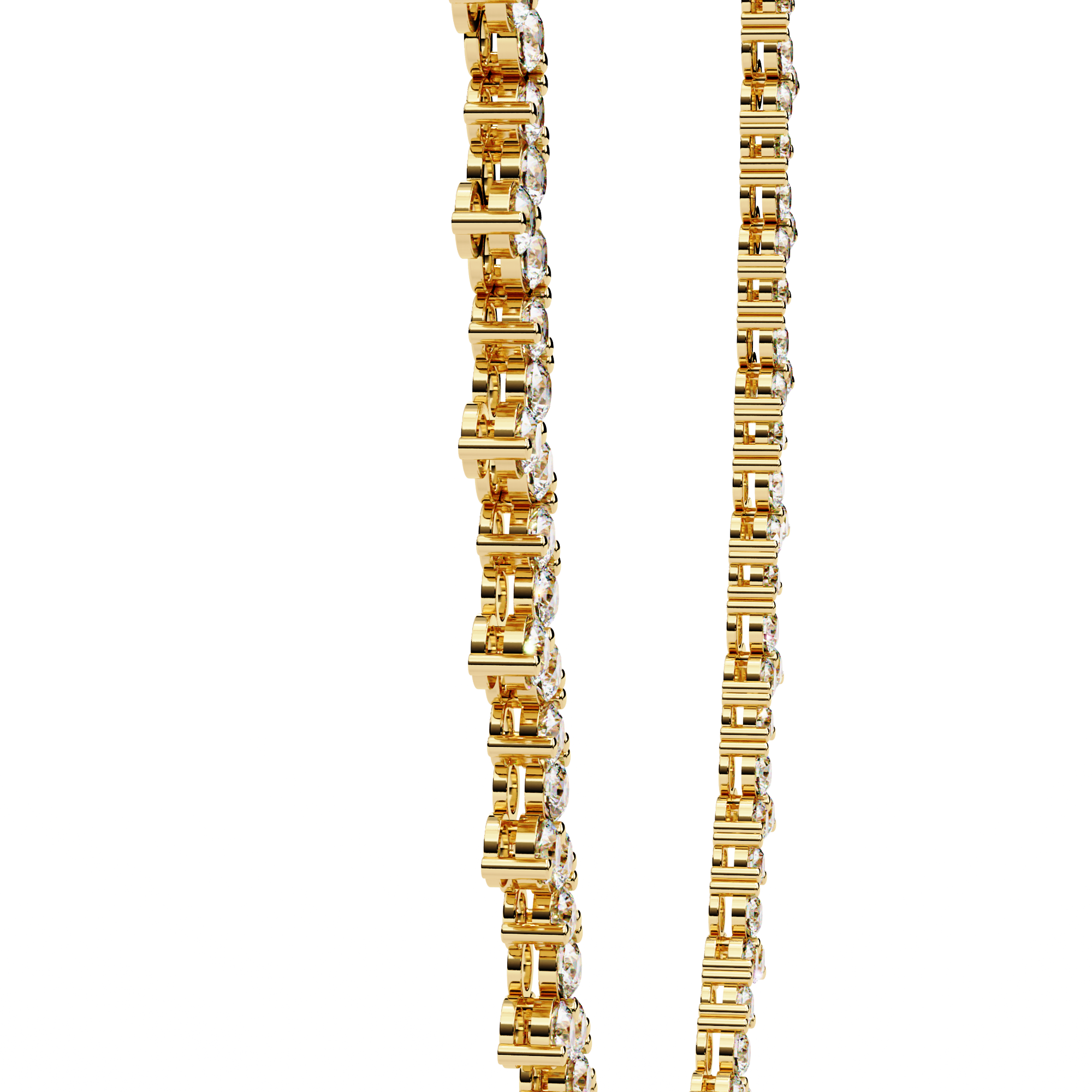 Shimmering Bloom Lab Grown Diamond Necklace(22 inch)