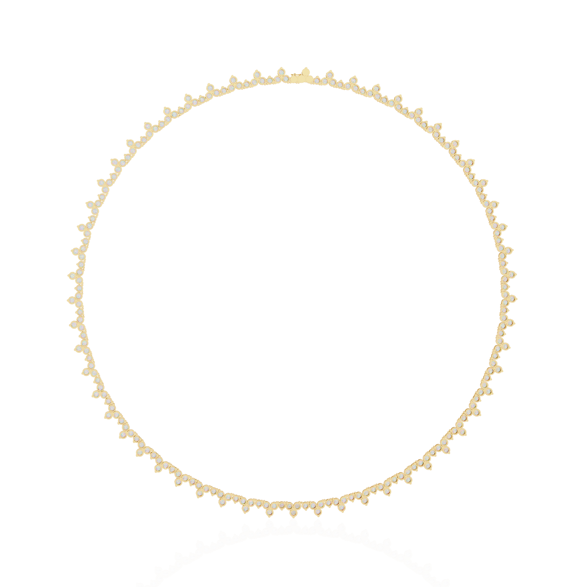 Shimmering Bloom Lab Grown Diamond Necklace(22 inch)