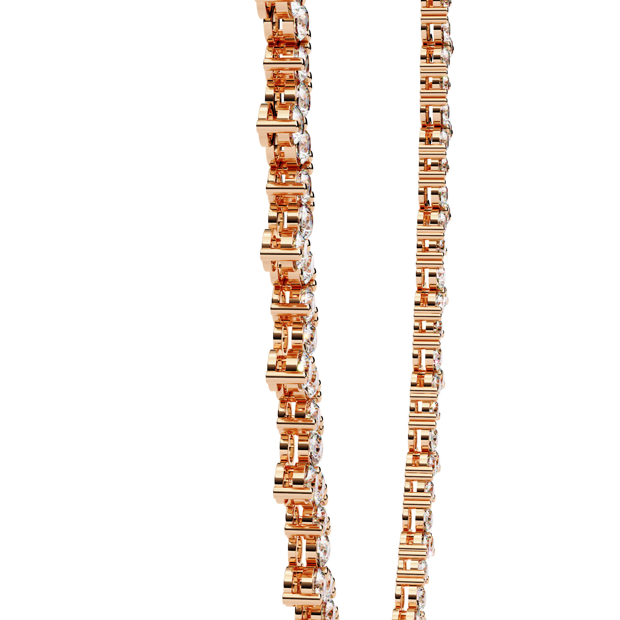 Shimmering Bloom Lab Grown Diamond Necklace(22 inch)