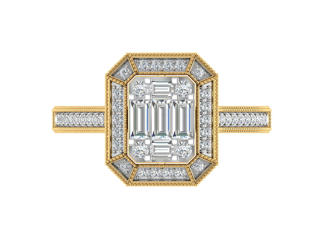 Shimmering Illusion Diamond Ring