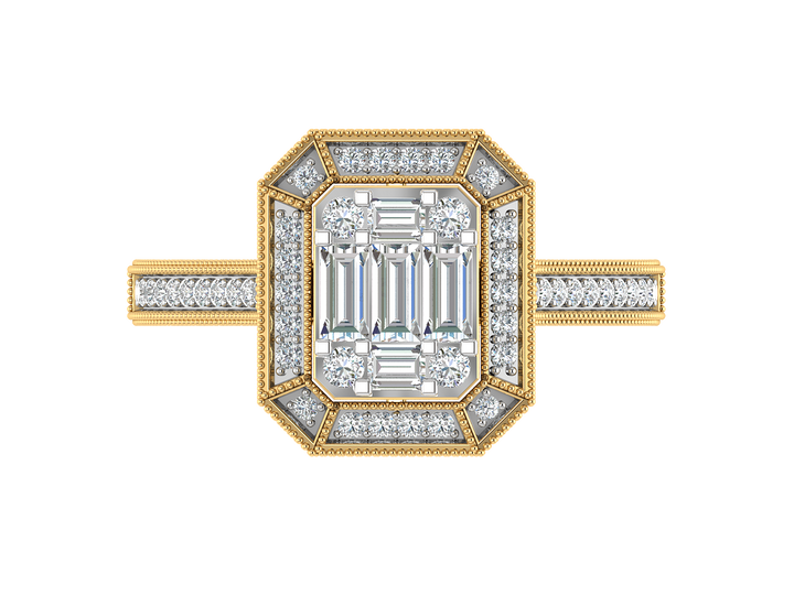 Shimmering Illusion Diamond Ring