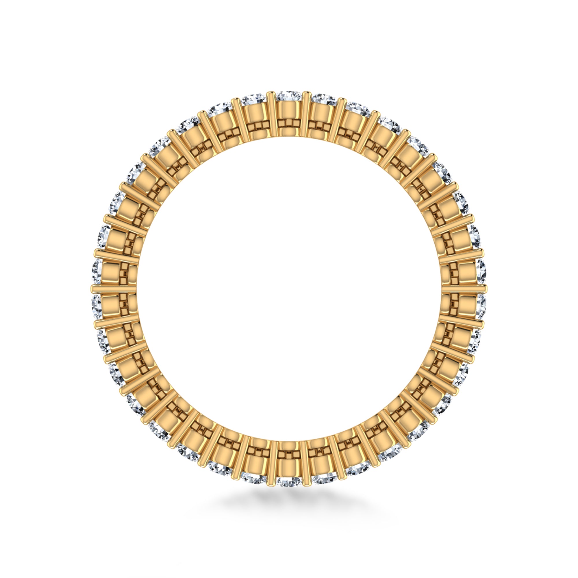 Shimmering Sparkle Baguette Diamond Band Ring 2