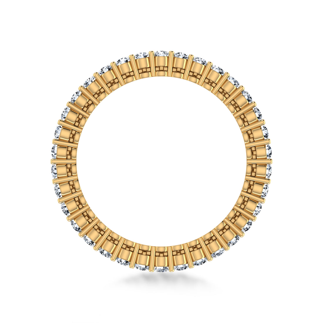 Shimmering Sparkle Baguette Diamond Band Ring 2