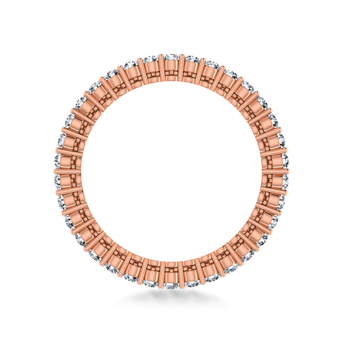 Shimmering Sparkle Baguette Diamond Band Ring 5