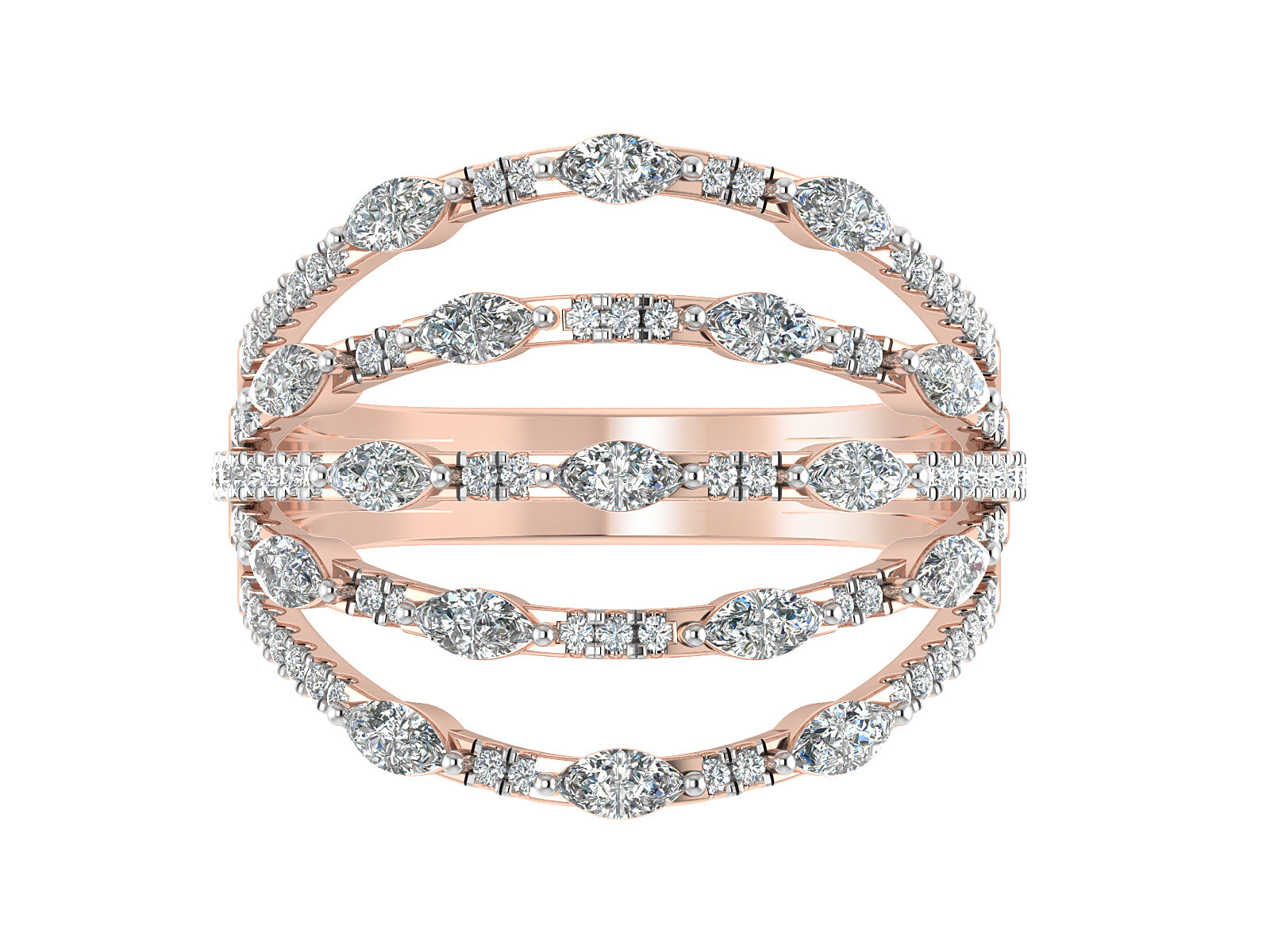 Shimmering Stardust Diamond Ring 4