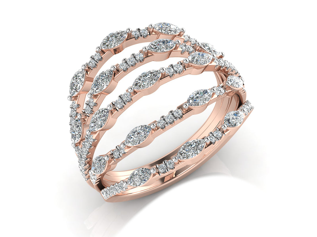 Shimmering Stardust Diamond Ring 5