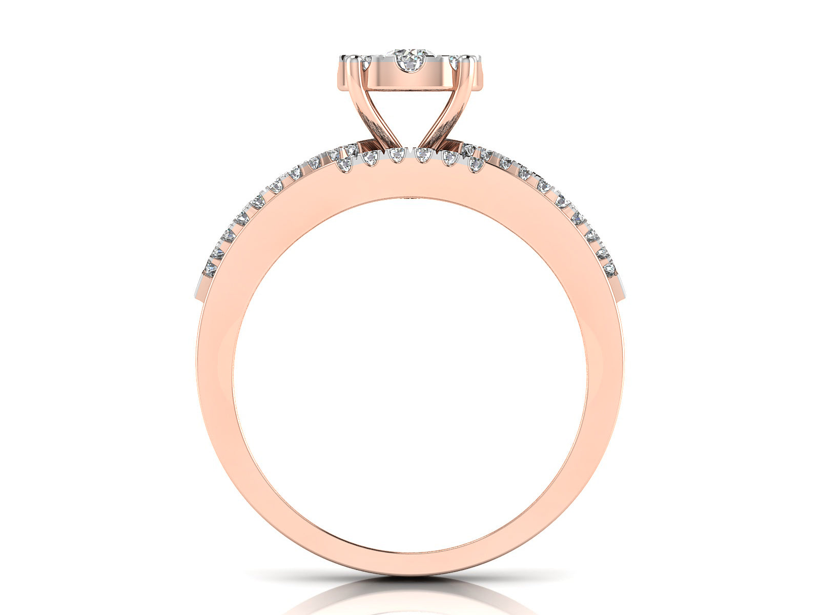 Simple Lusture Diamond Ring 6