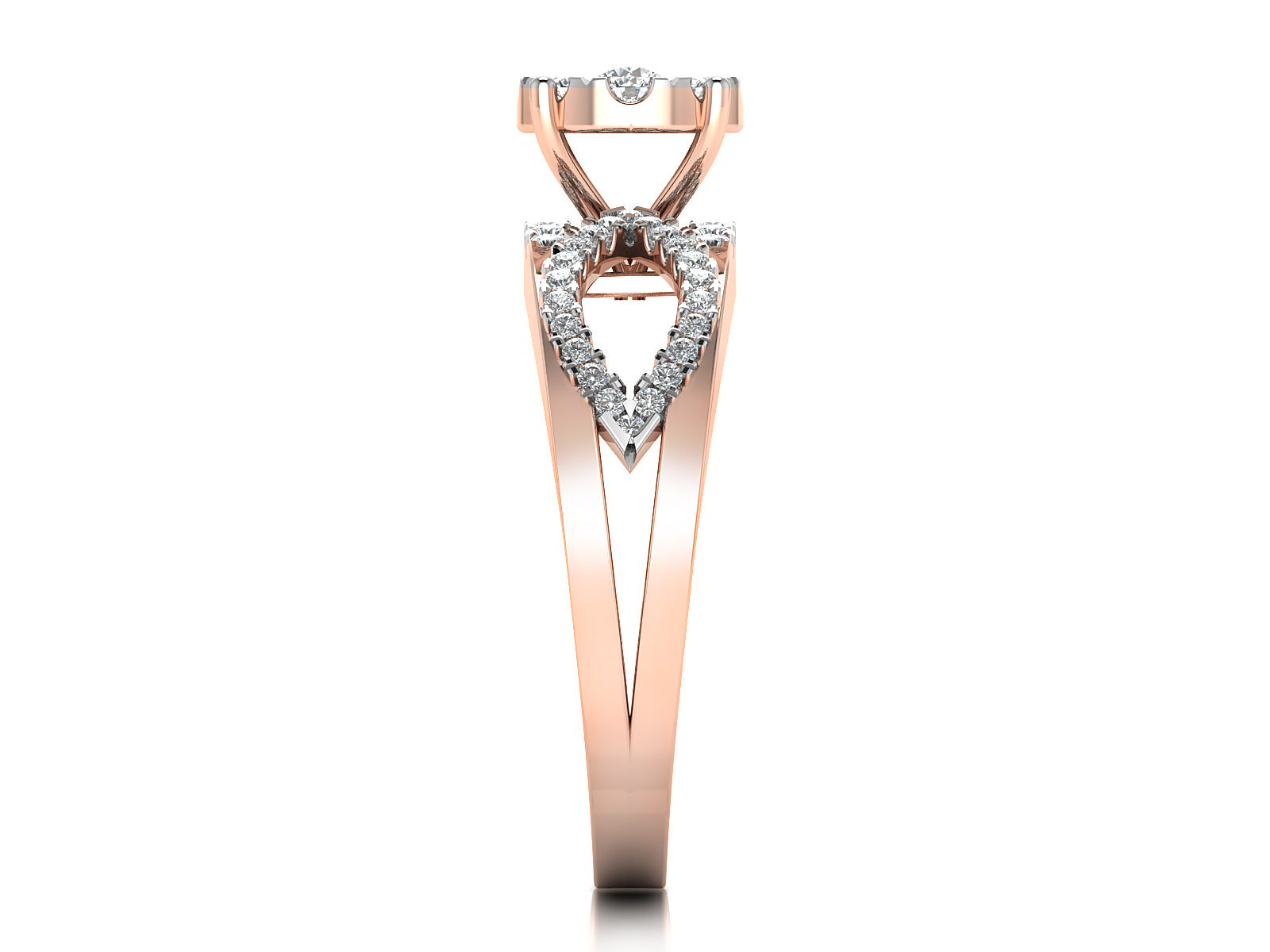Simple Lusture Diamond Ring 7