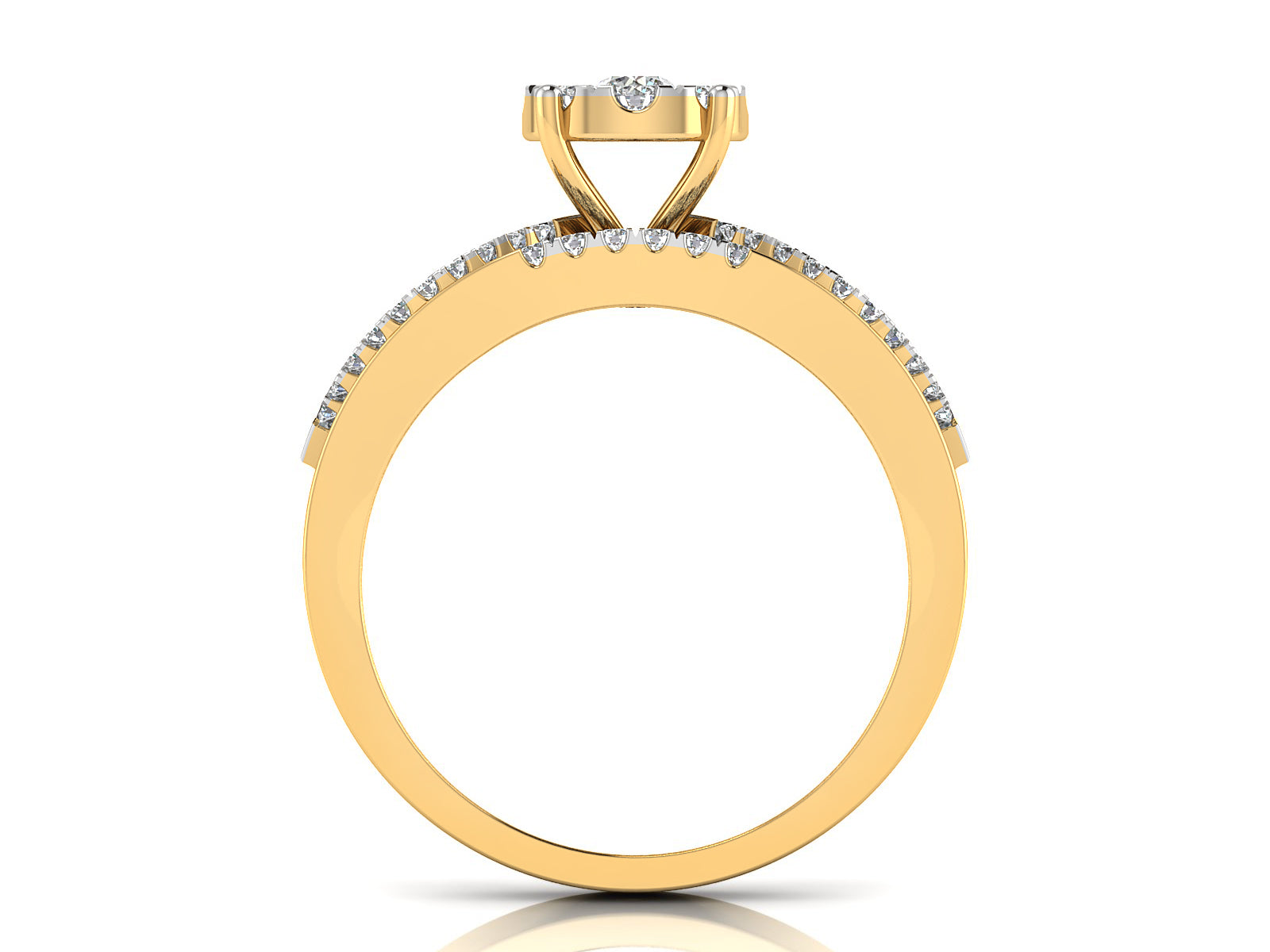 Simple Lusture Diamond Ring 8