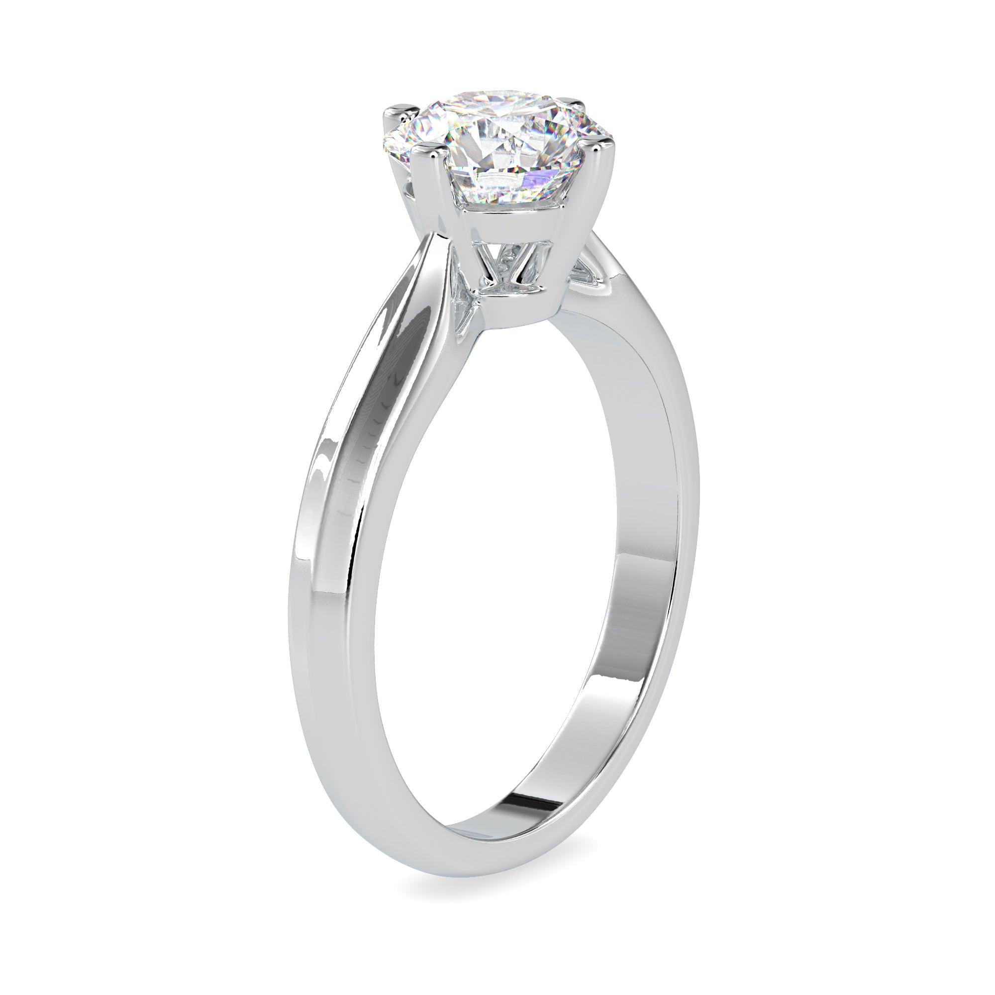 Simple Whisper Diamond Ring 5
