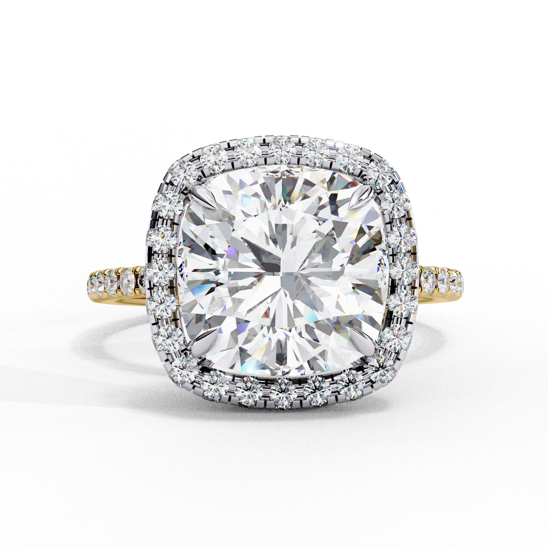 Simplistic Choice Cushion Diamond Ring