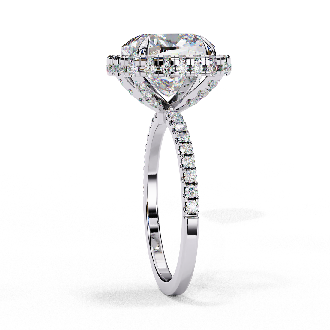 Simplistic Choice Cushion Diamond Ring 12