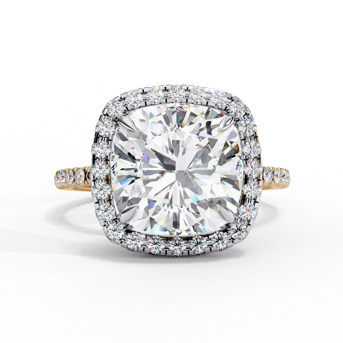 Simplistic Choice Cushion Diamond Ring 6