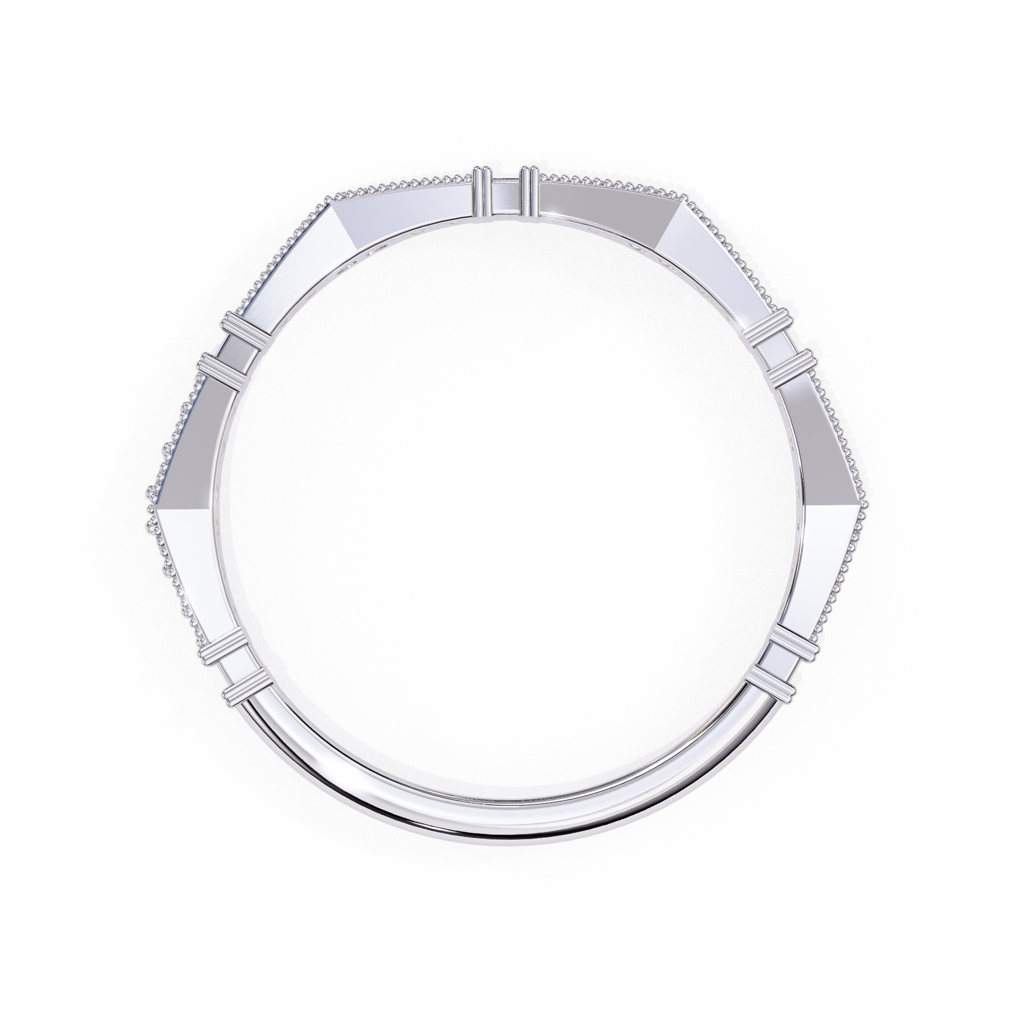 Sleek Shine Diamond Band Ring 16