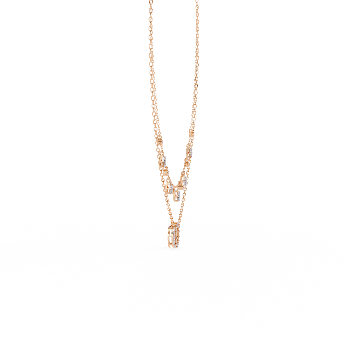 Sleek & Stylish Lab Grown Diamond Pendant (With Chain)