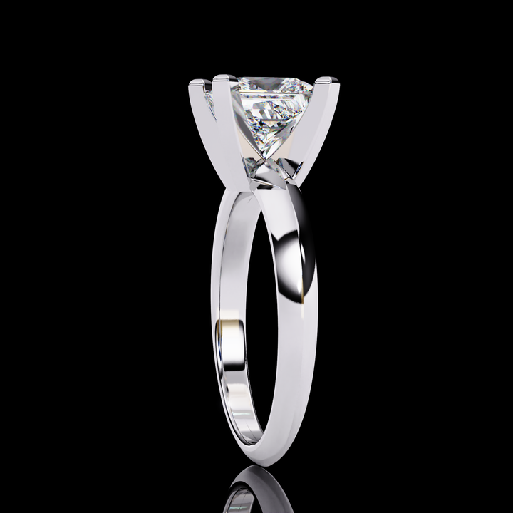 Solitaire Princess Diamond Ring15