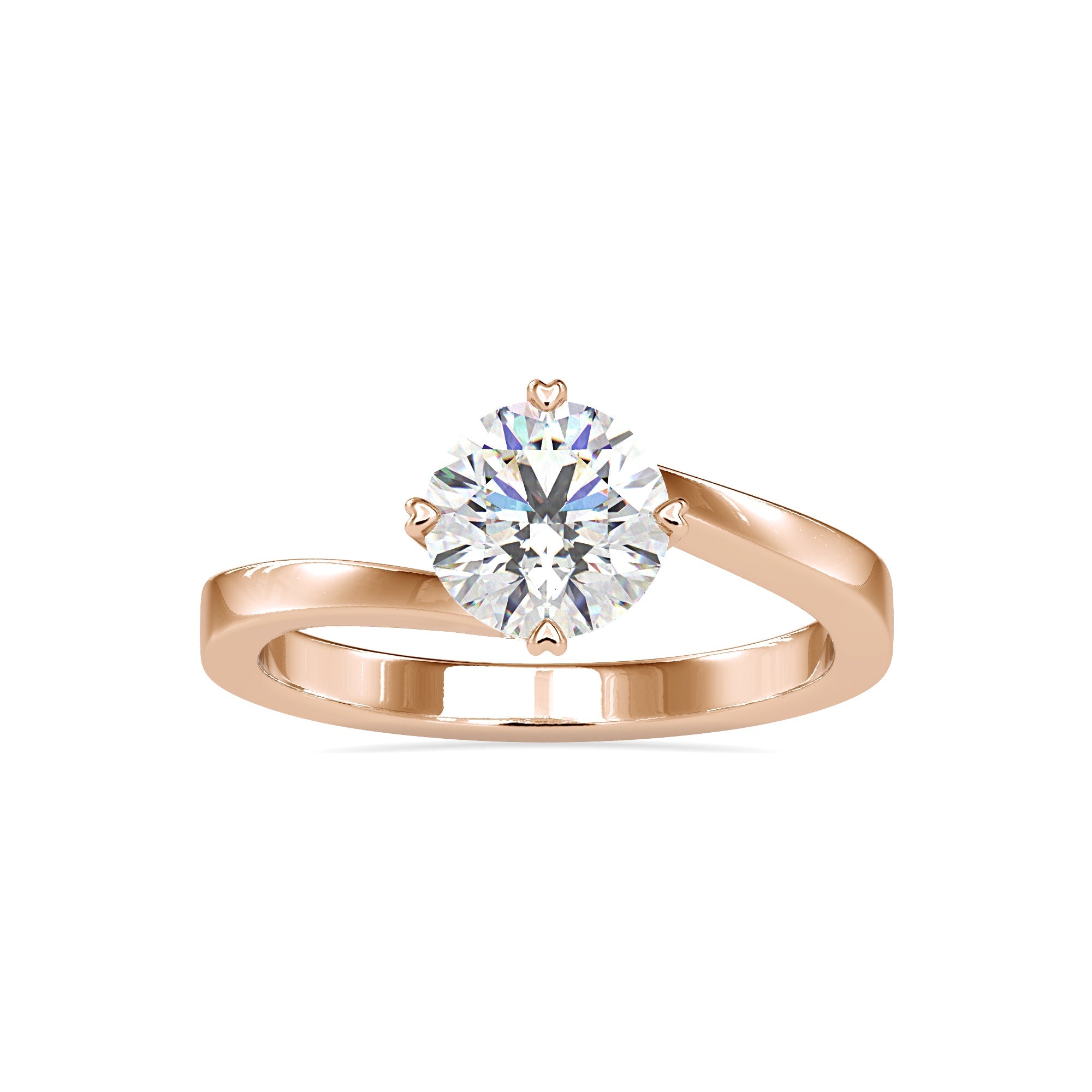 Solitaires in Reuleaux Diamond Ring 2