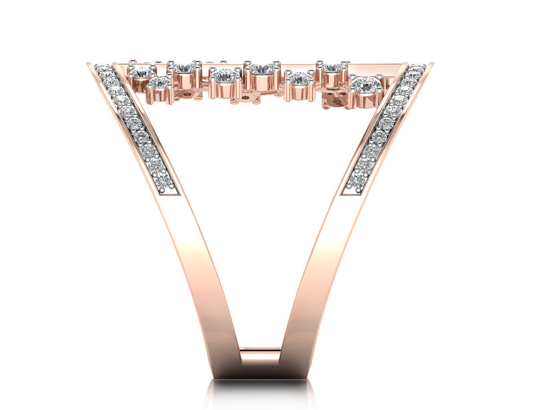 Sparking Cage Diamond Ring 7