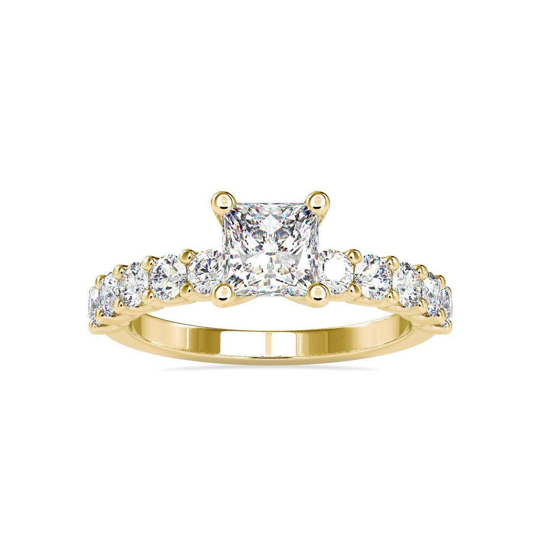 Sparkle Princess Cut Diamond Ring