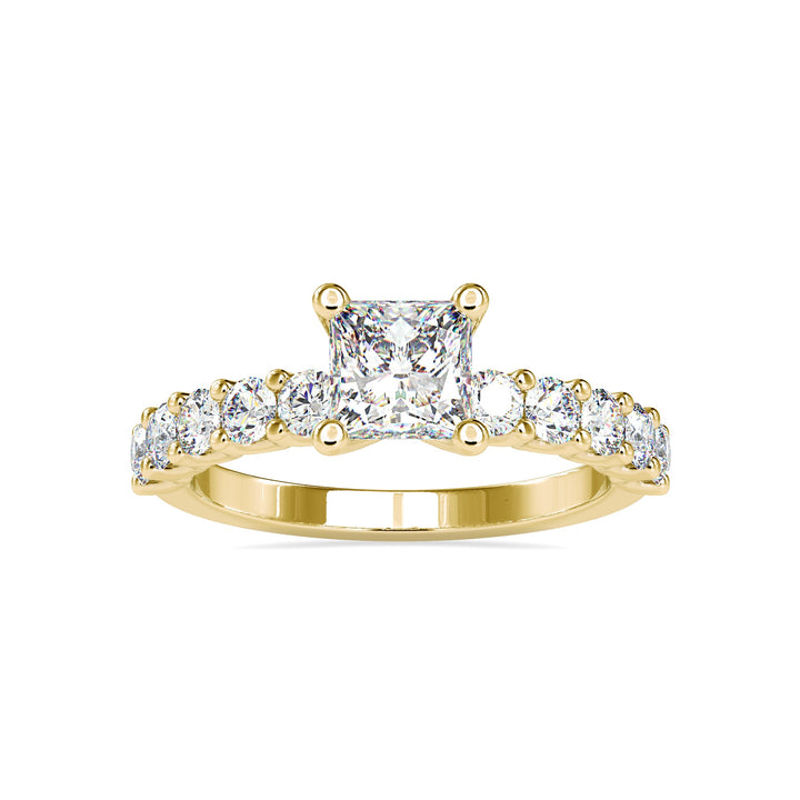 Sparkle Princess Cut Diamond Ring
