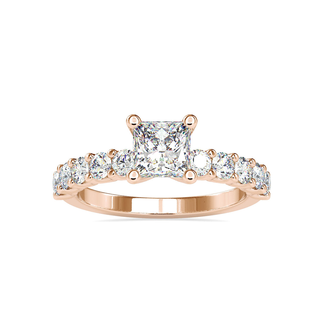 Sparkle Princess Cut Diamond Ring 2
