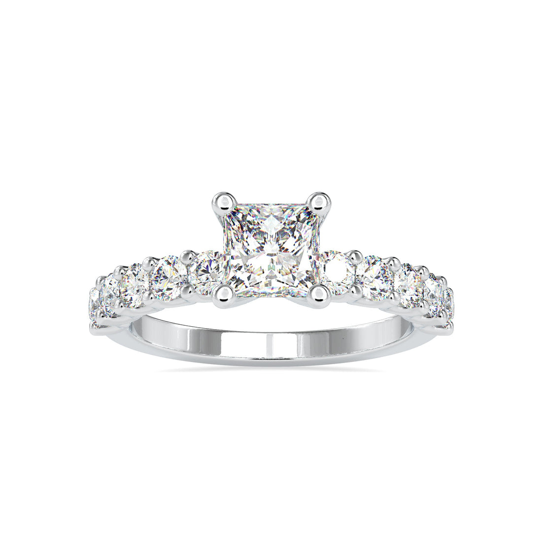 Sparkle Princess Cut Diamond Ring 4