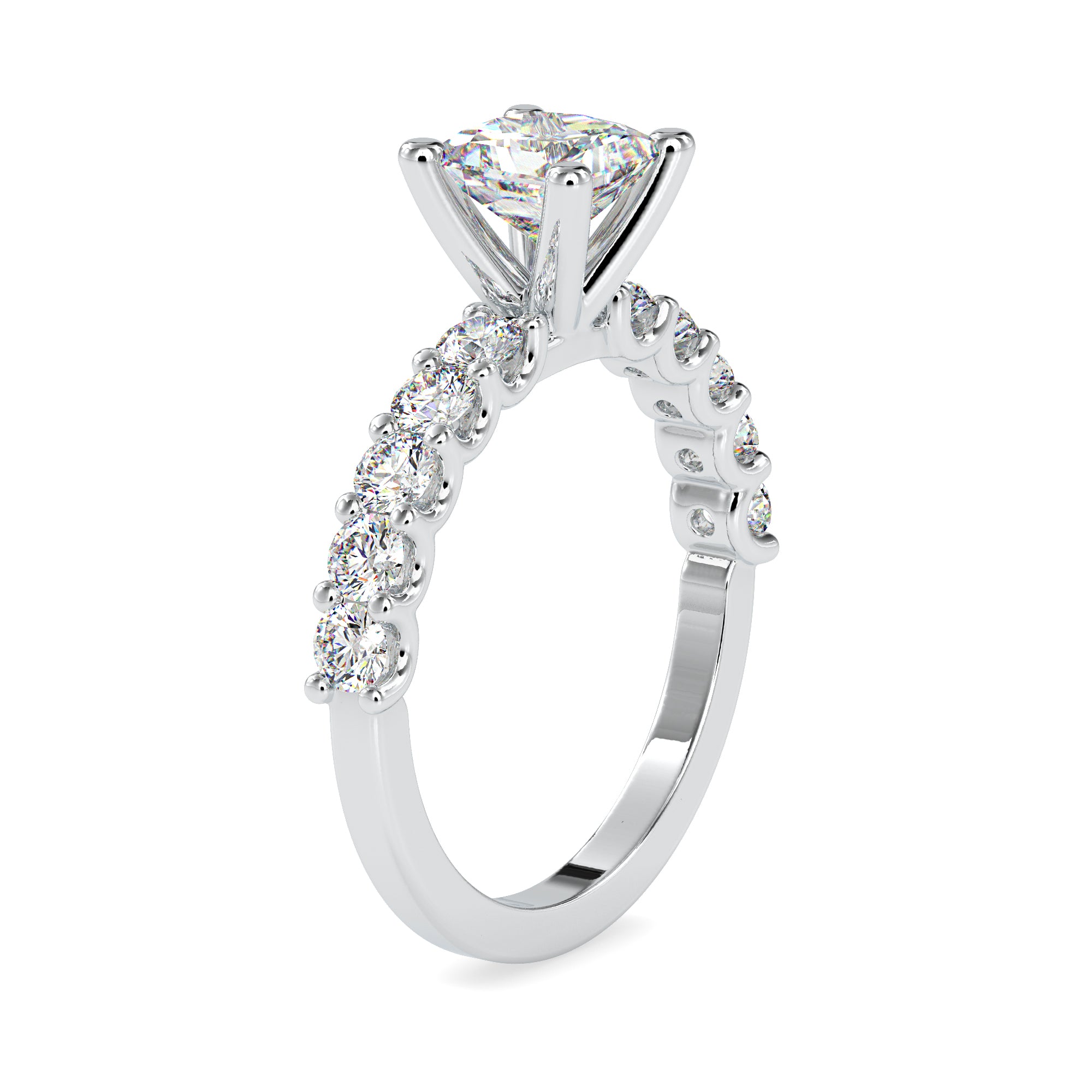 Sparkle Princess Cut Diamond Ring 5