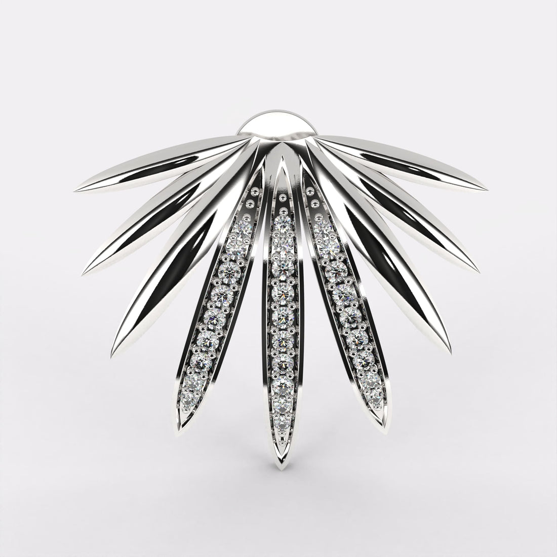 Sparkle & Shine Diamond Stud Earrings in 925 Silver