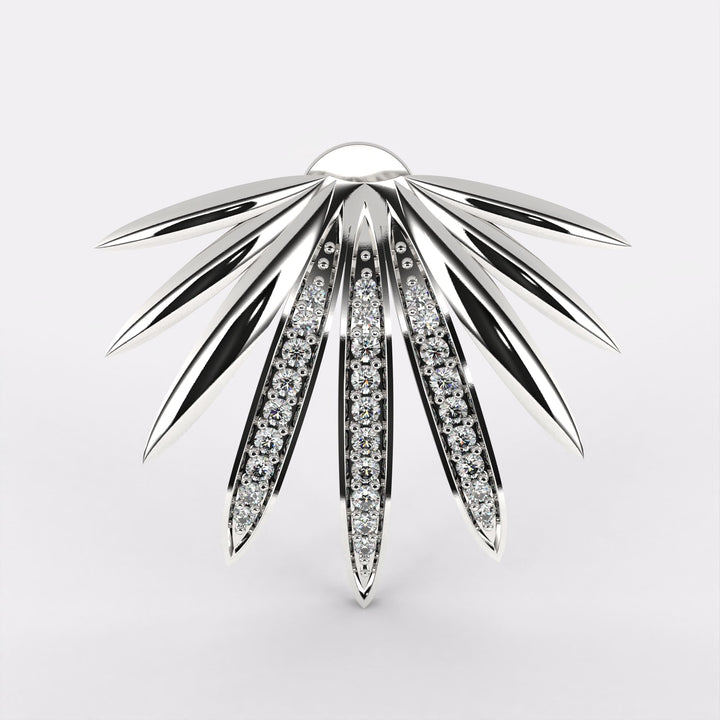 Sparkle & Shine Diamond Stud Earrings in 925 Silver