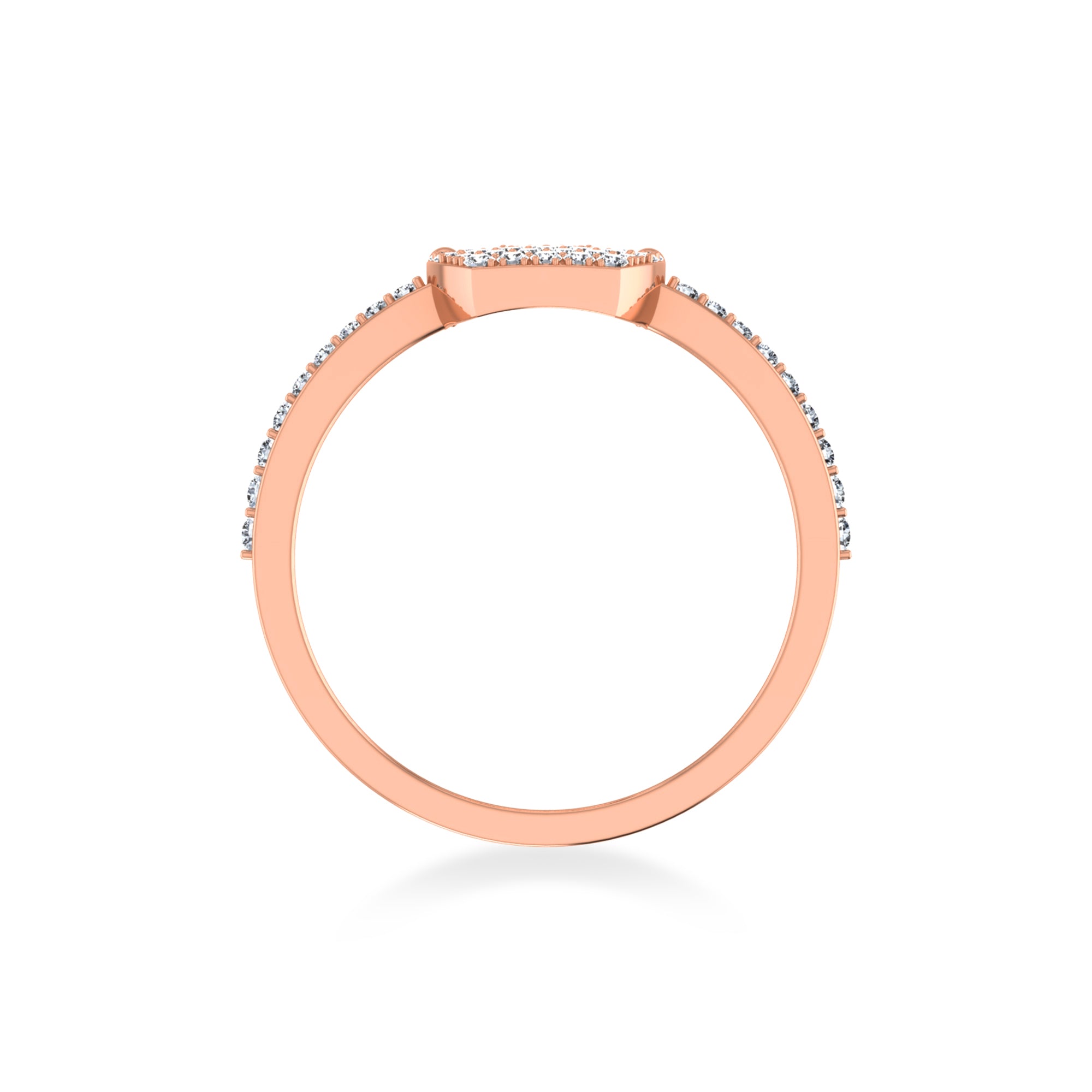 Sparkling Crown Cluster Lab Diamond Ring6