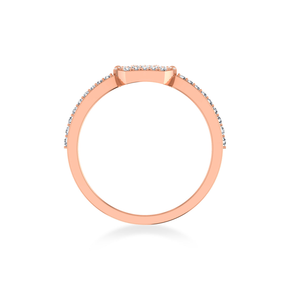 Sparkling Crown Cluster Lab Diamond Ring6