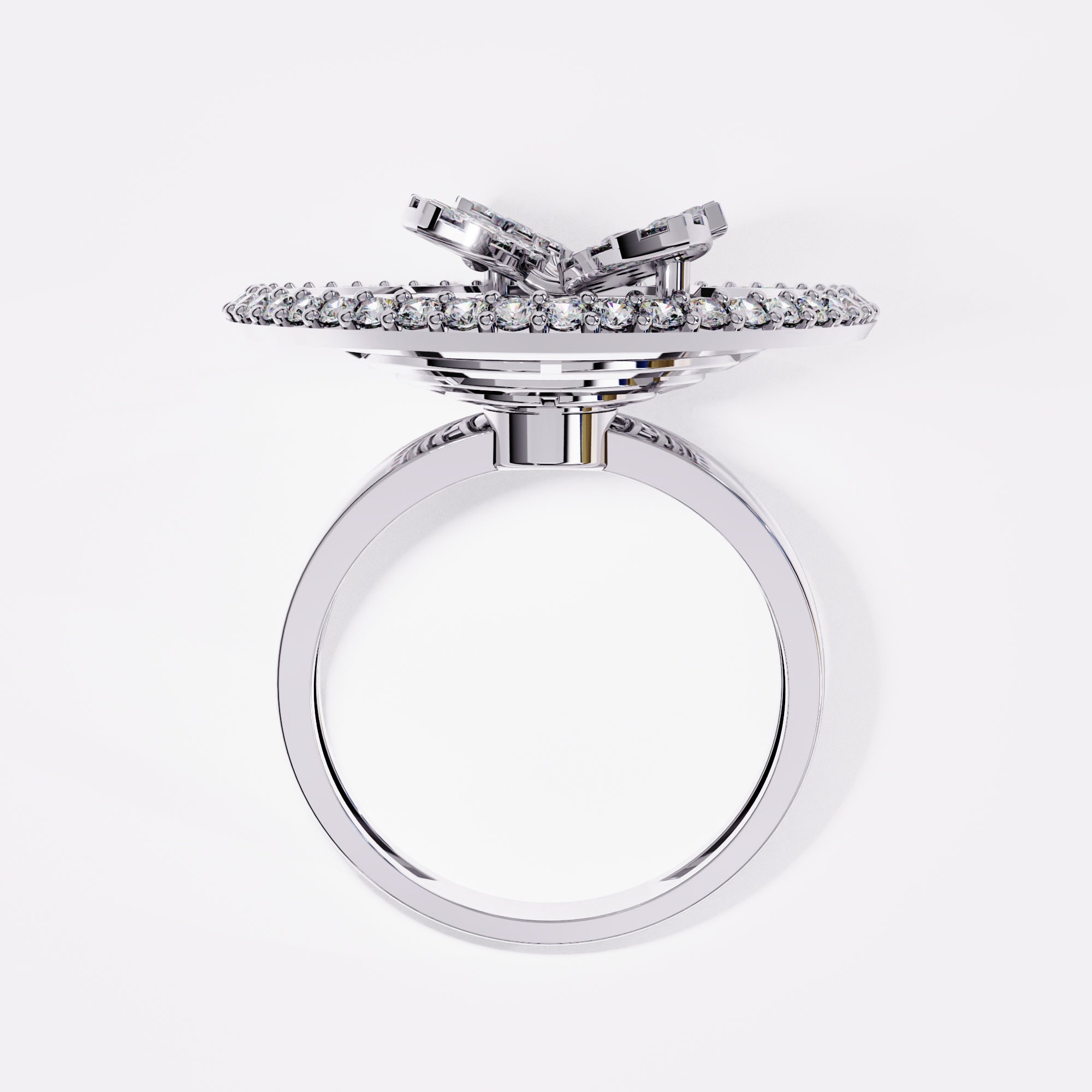 Sparkling Essentials Diamond Ring in 925 Silver