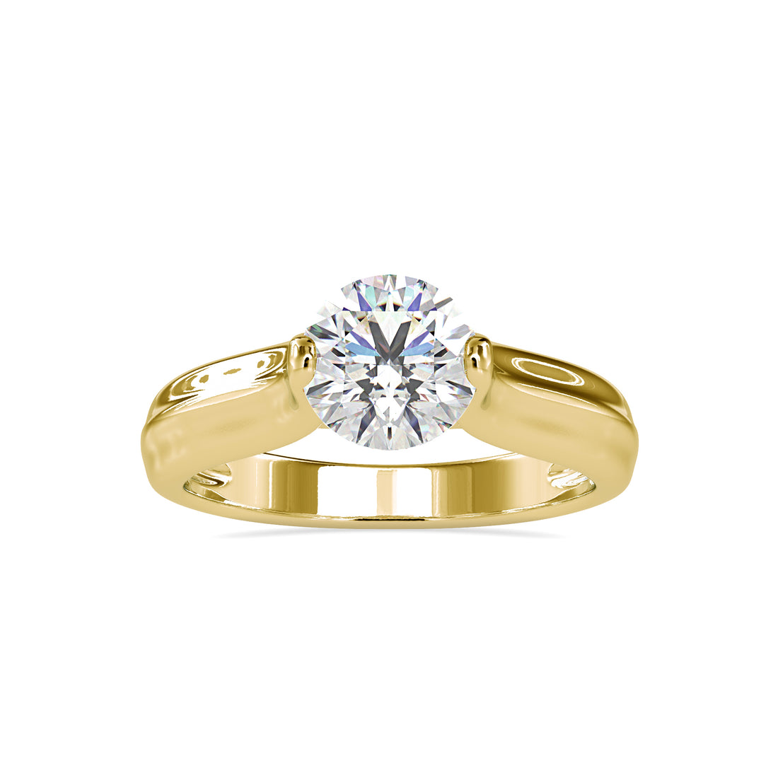 Sparkling Round Diamond Ring