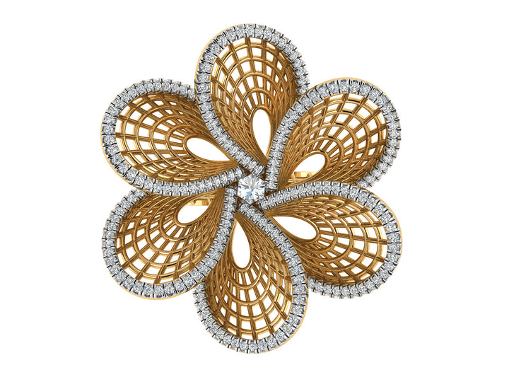 Splendid Blossom Diamond Ring