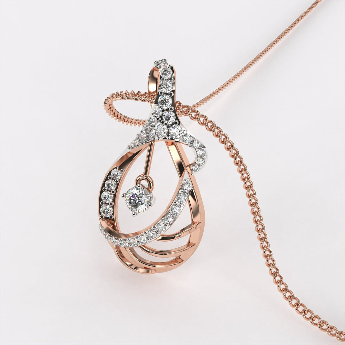Stardrop Diamond Pendant