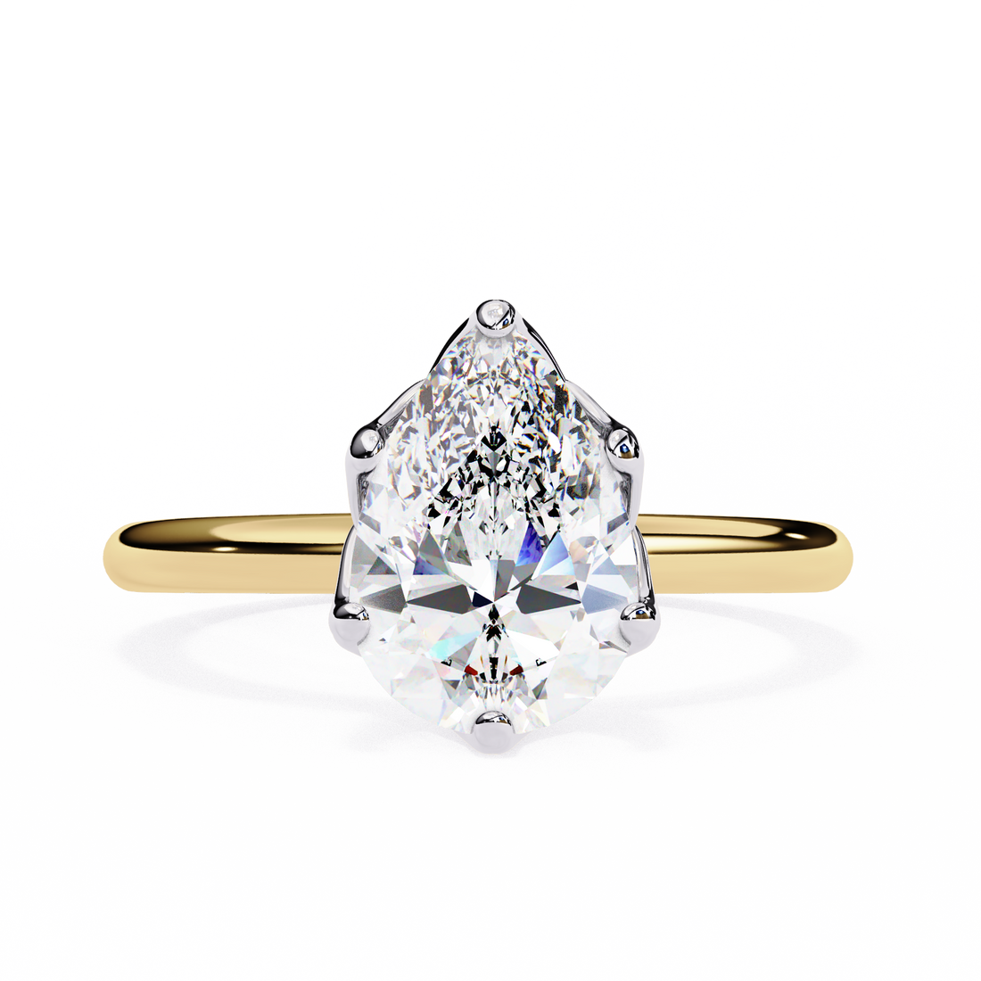 Statement Pear Lab Grown Diamond Ring