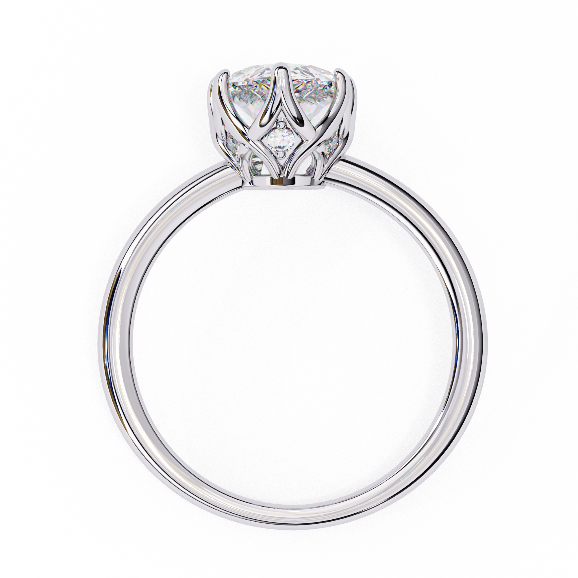 Statement Pear Lab Grown Diamond Ring12