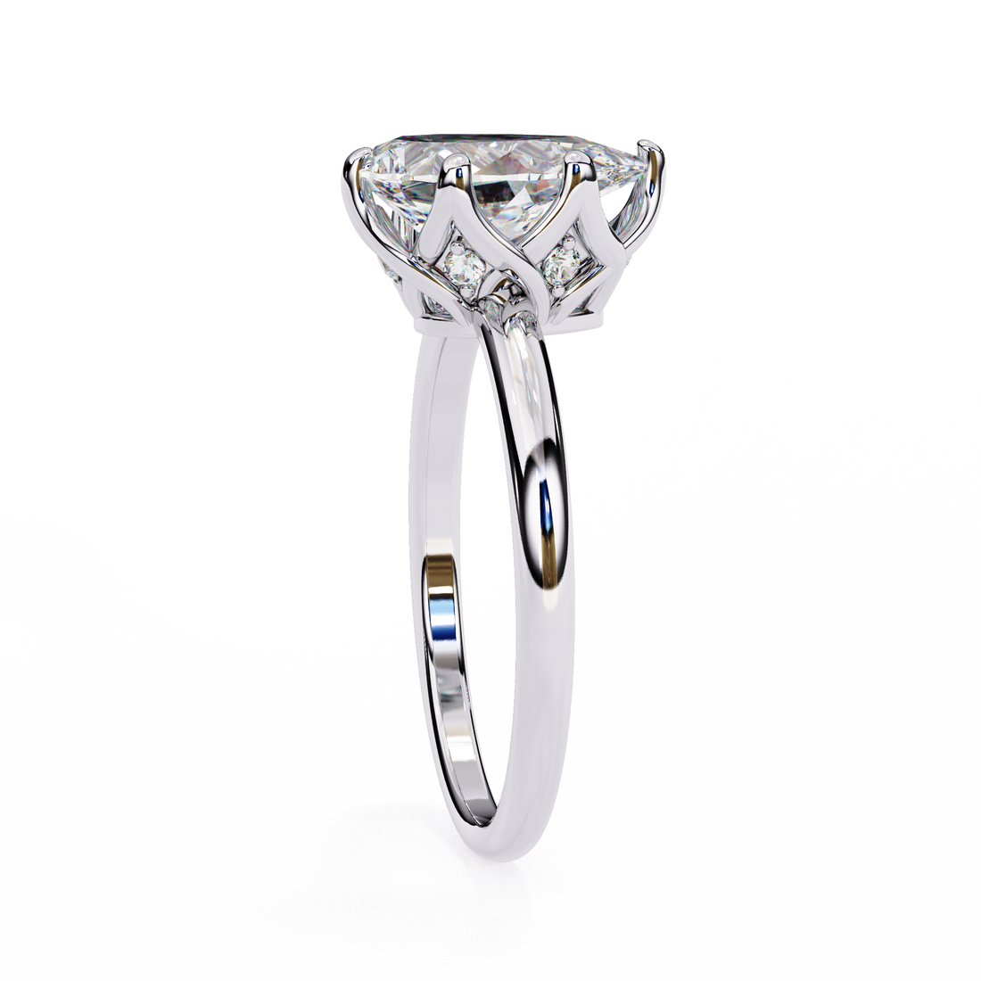 Statement Pear Lab Grown Diamond Ring13