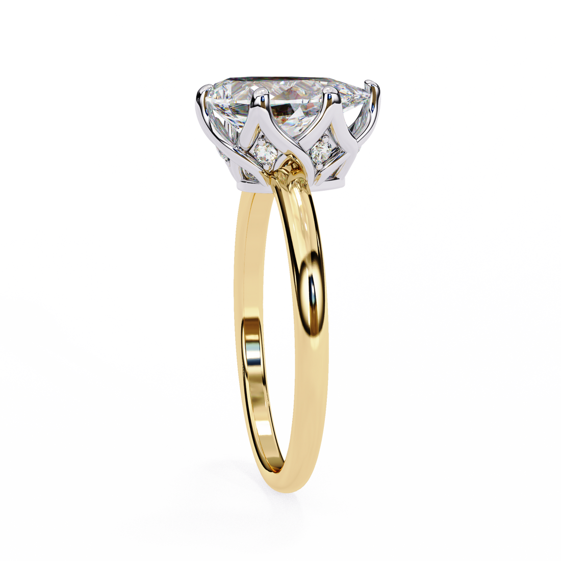 Statement Pear Lab Grown Diamond Ring3