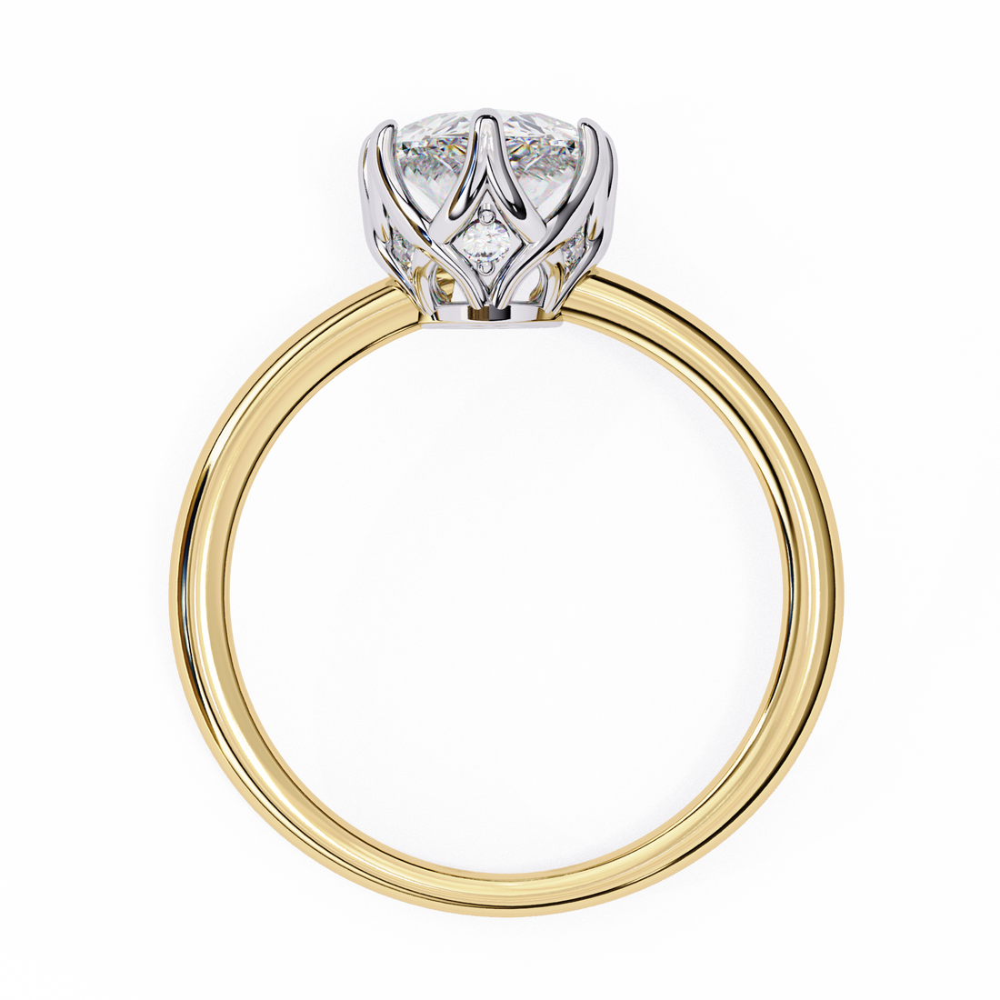 Statement Pear Lab Grown Diamond Ring4