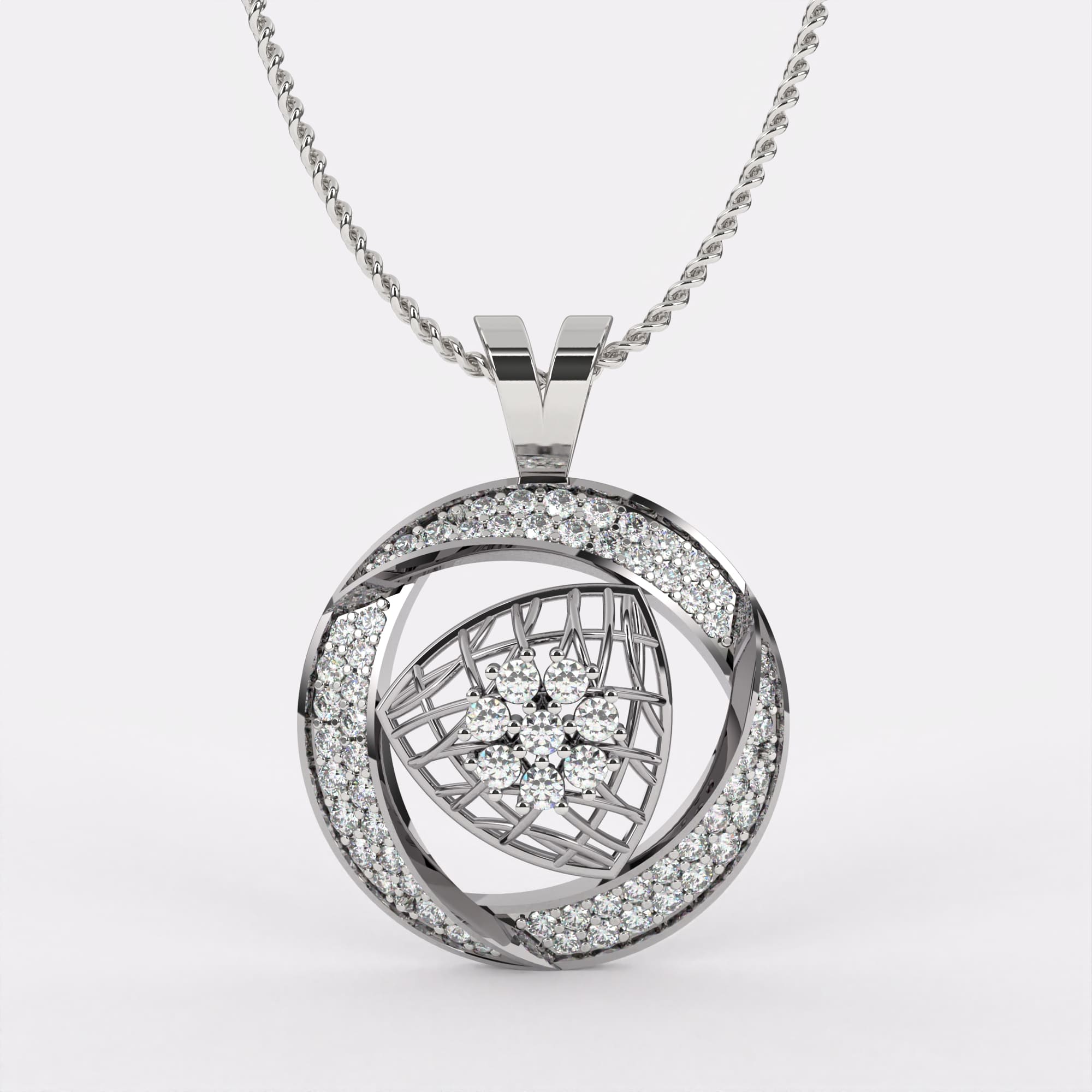 Stellar Glow Diamond Pendant