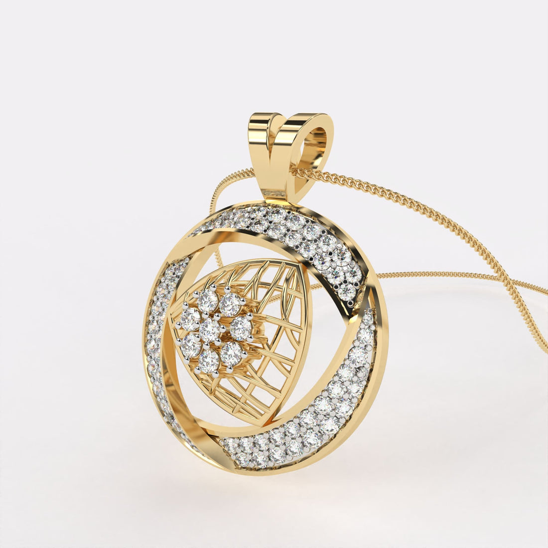 Stellar Glow Diamond Pendant