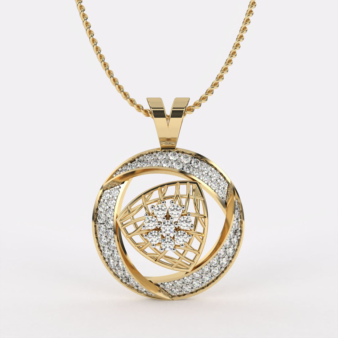 Stellar Glow Diamond Pendant