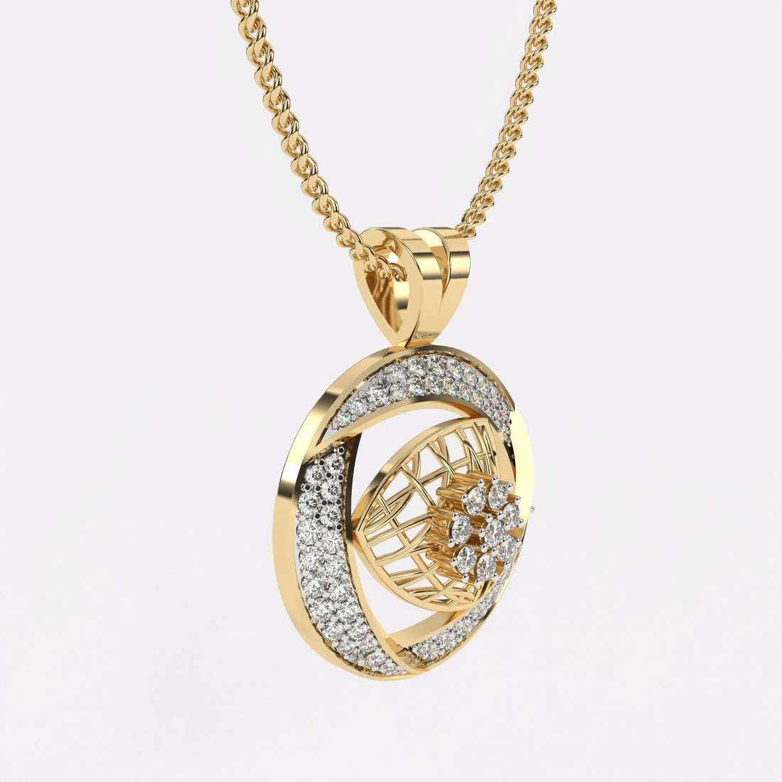 Stellar Glow Diamond Pendant
