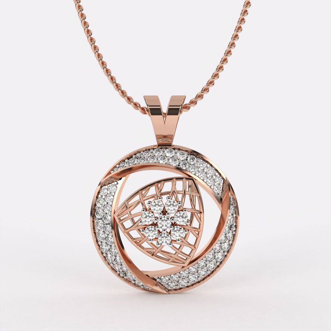 Stellar Glow Diamond Pendant
