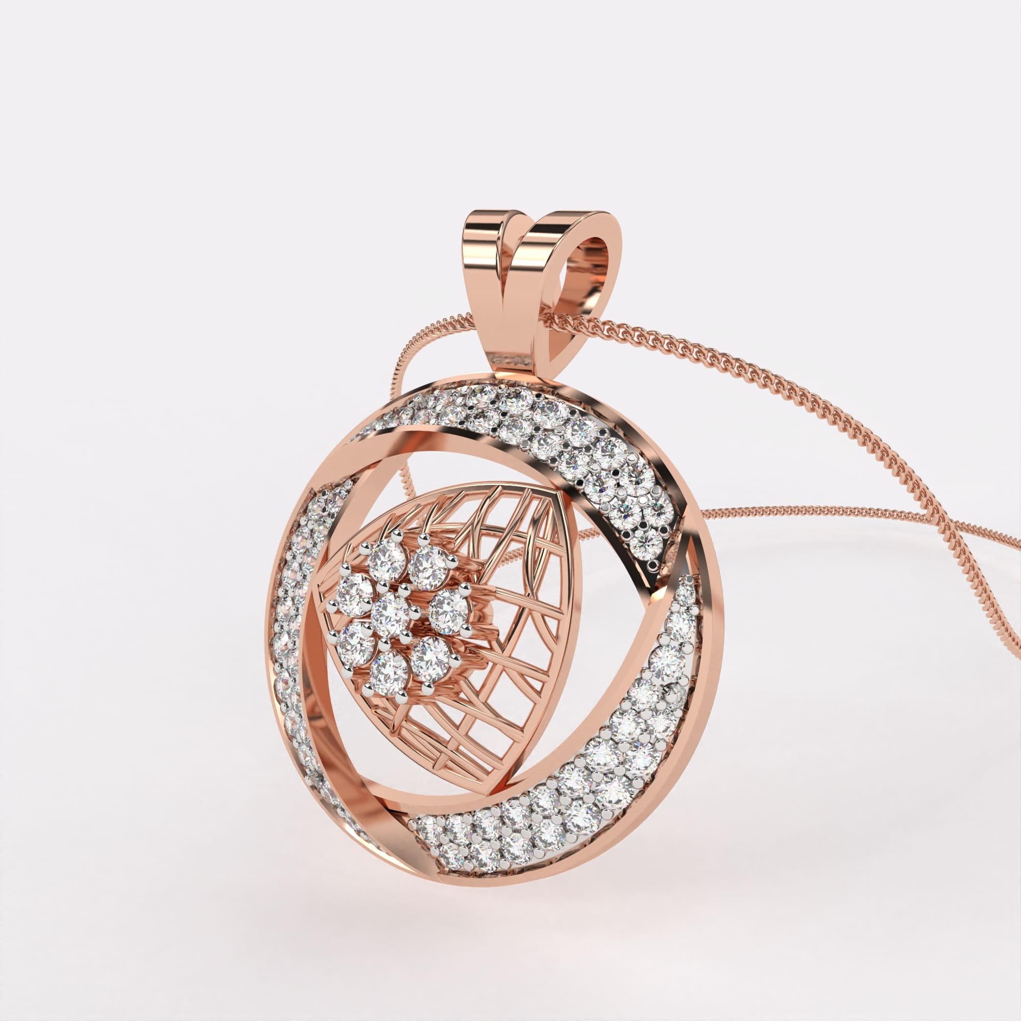 Stellar Glow Diamond Pendant