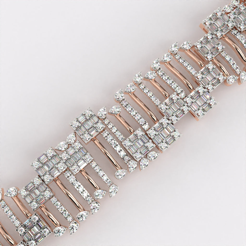 Stylish Diamond Bracelet