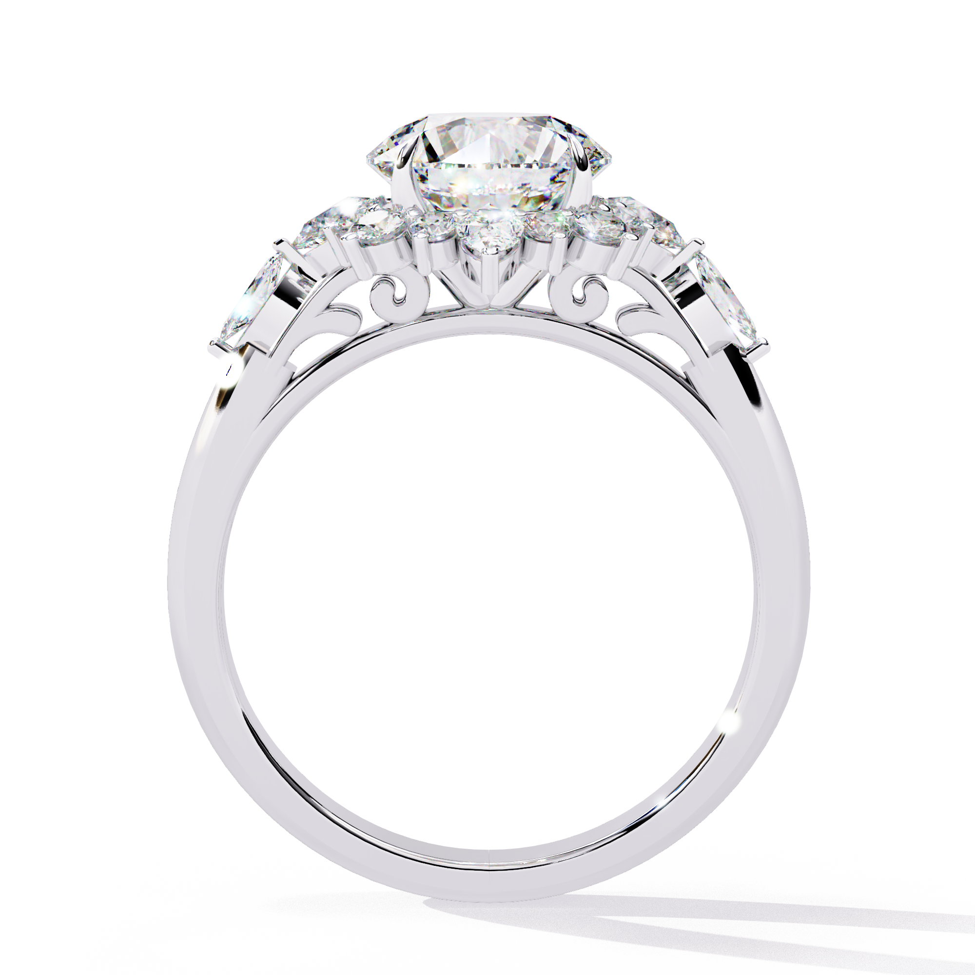 Sun-Kissed Sparkle Diamond Ring 10