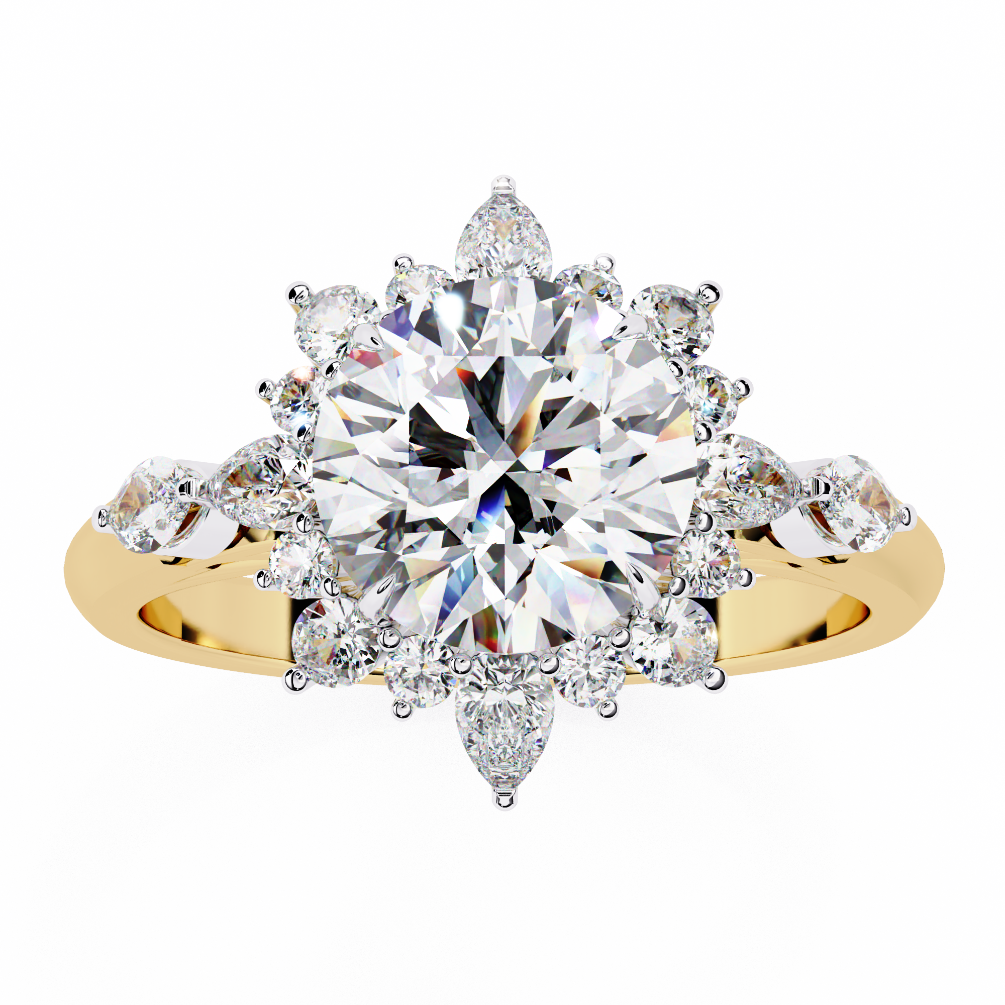 Sun-Kissed Sparkle Diamond Ring 2