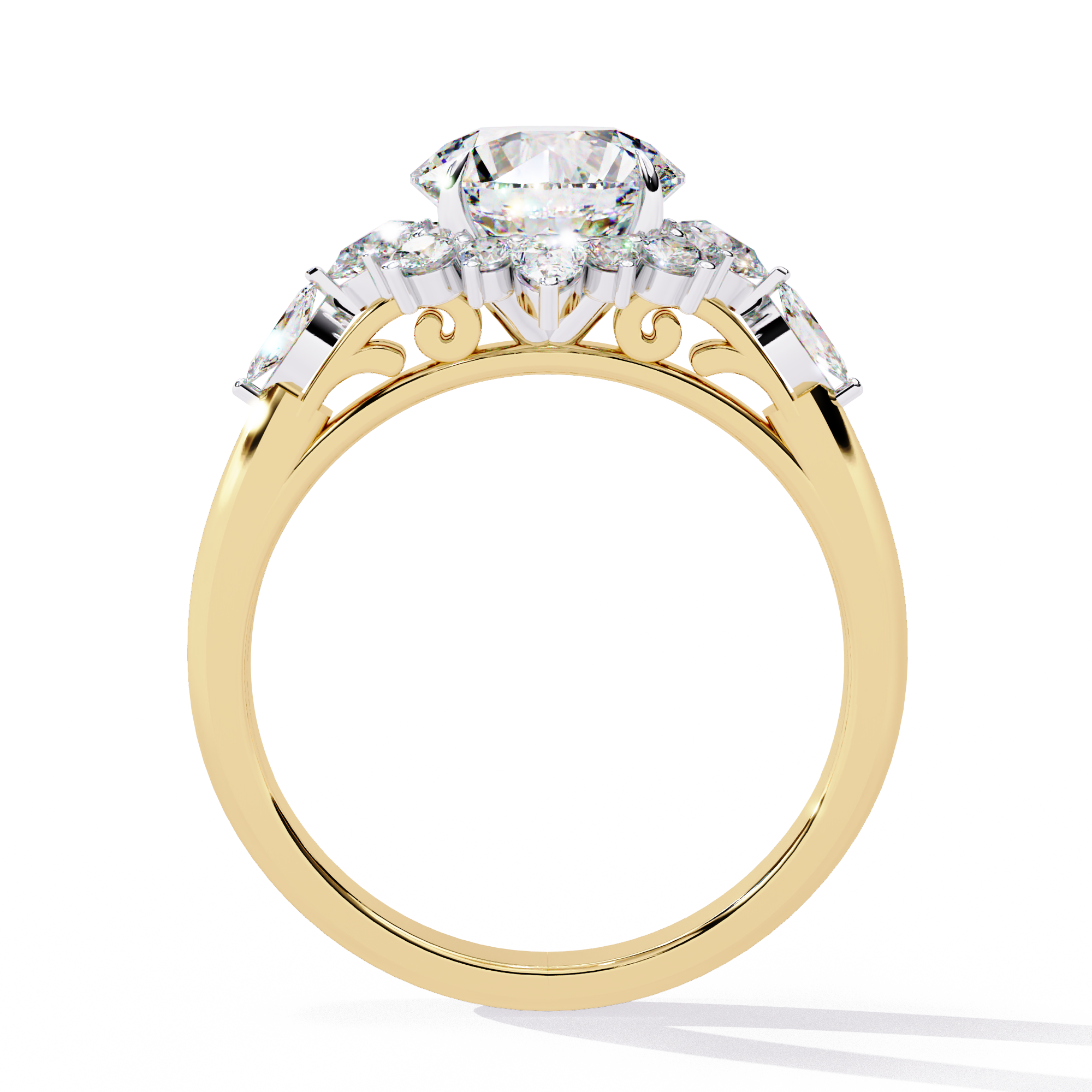 Sun-Kissed Sparkle Diamond Ring 3